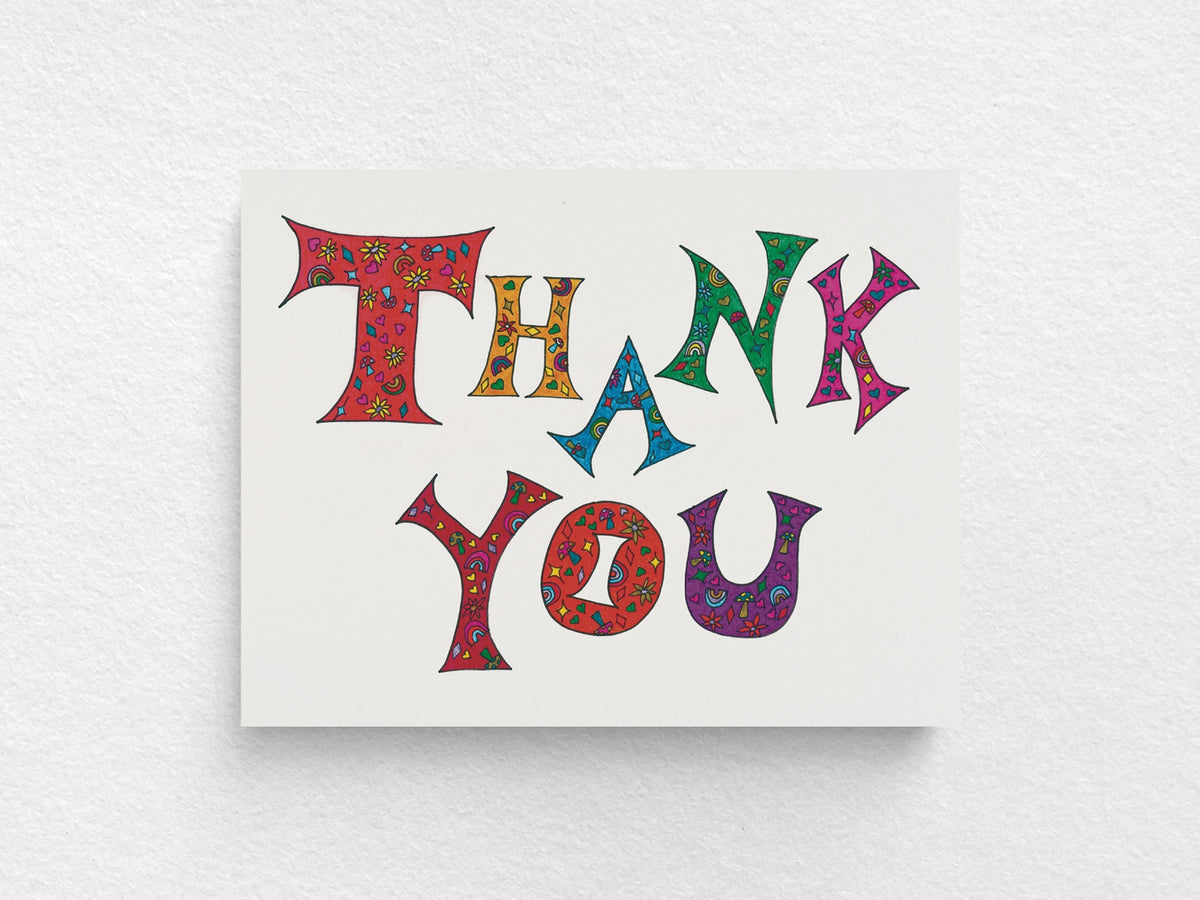 Lucky Charms Thank You Greeting Cards, Box Set of 8