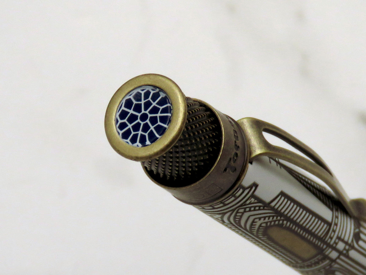 Retro 51 Tornado Rollerball Pen Vintage Metalsmith - Cathedral