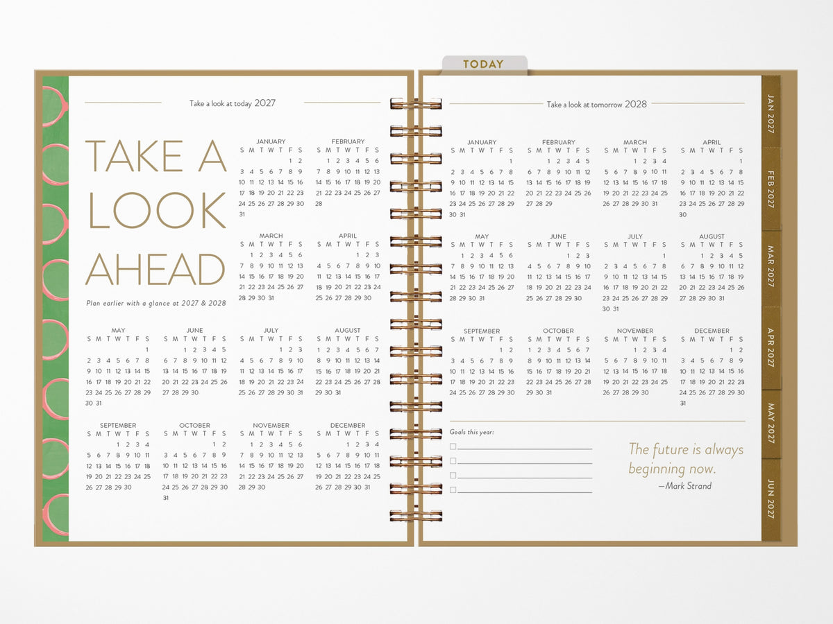 2027 Dachshund Spiral Bound Planner