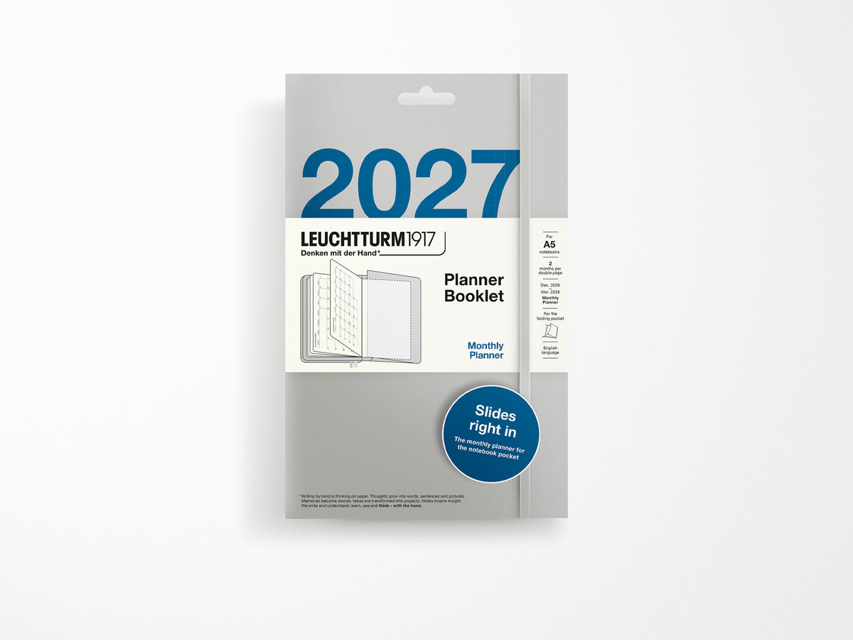 2027 Leuchtturm 1917 Booklet Monthly Planner