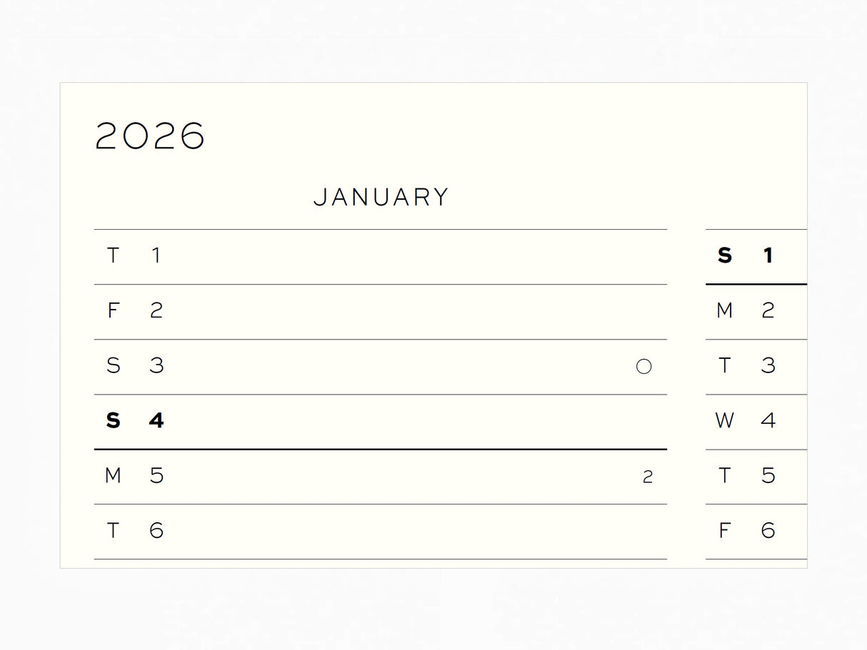 2027 Leuchtturm 1917 Weekly Planner - SUNFLOWER