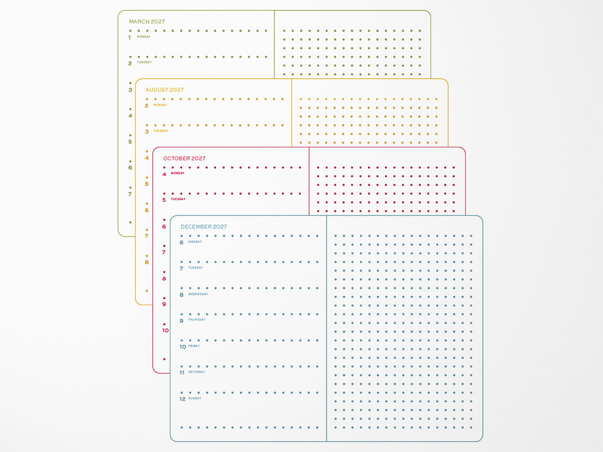 2027 Leuchtturm 1917 Weekly Planner & Notebook - Colorful Seasons