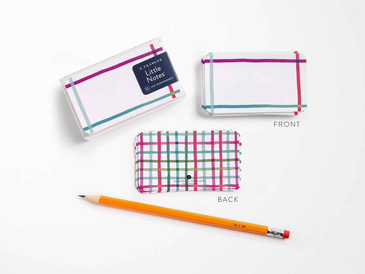E. Frances Happy Plaid Little Notes®