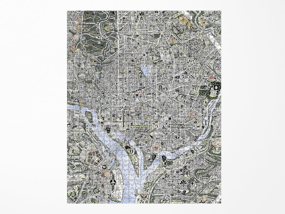Map of DC Jigsaw Puzzle