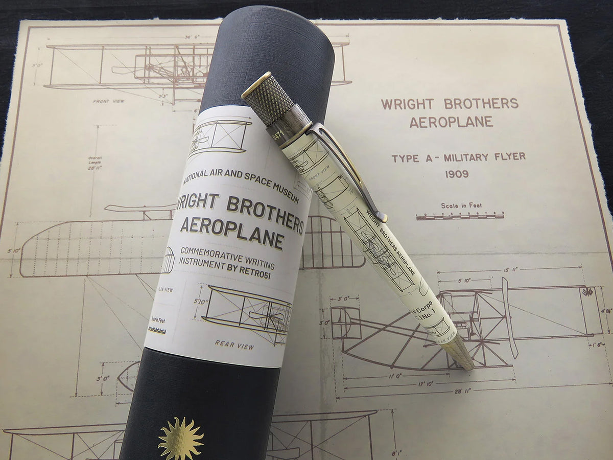 Retro 51 Smithsonian Collection Rollerball Pen - Wright Brothers Aeroplane
