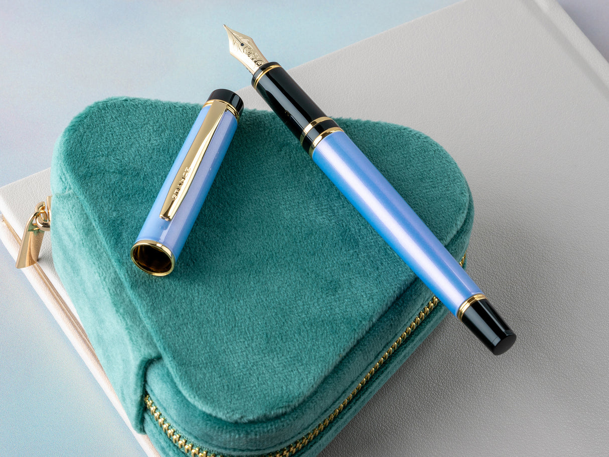 Pilot Grance Fountain Pen - Pearl Light Blue