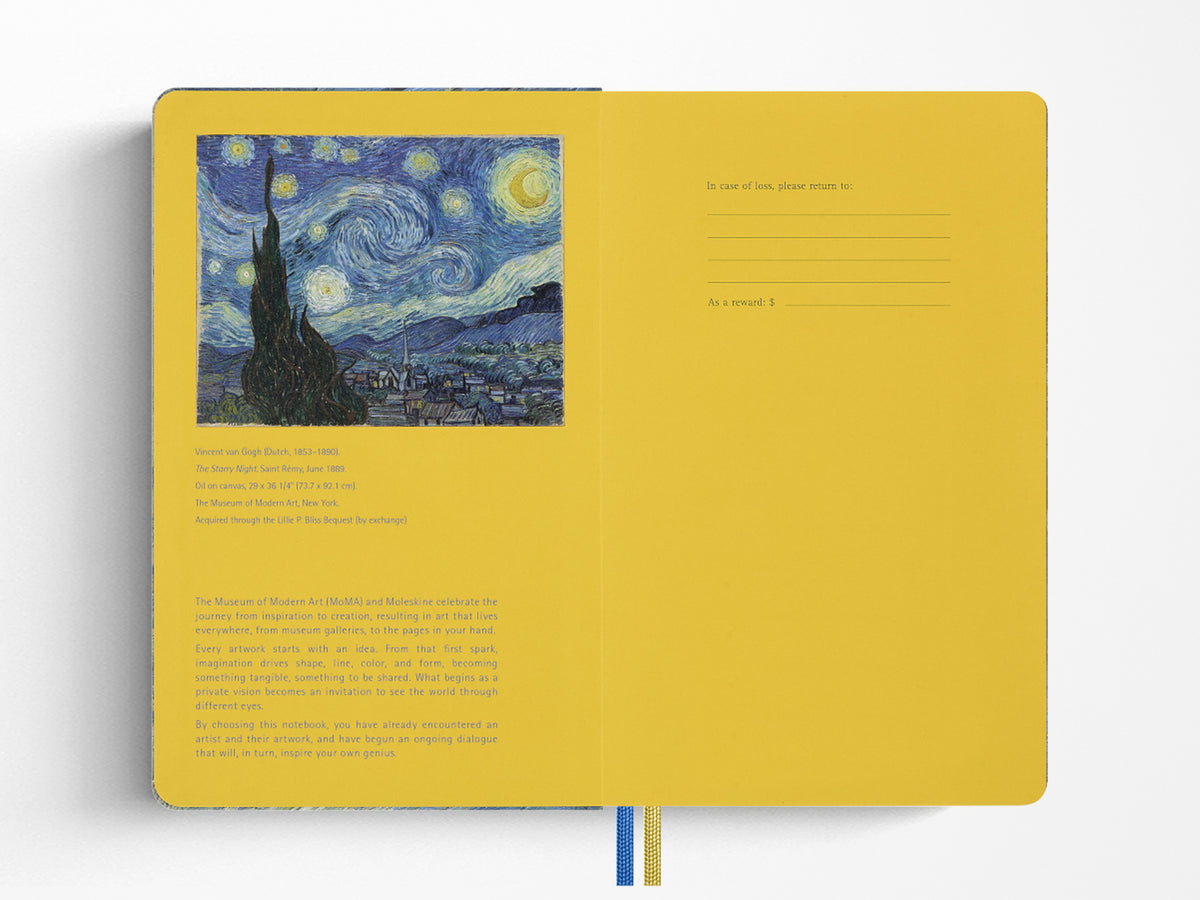 Moleskine MoMA Vincent van Gogh Weekly Planner 2027