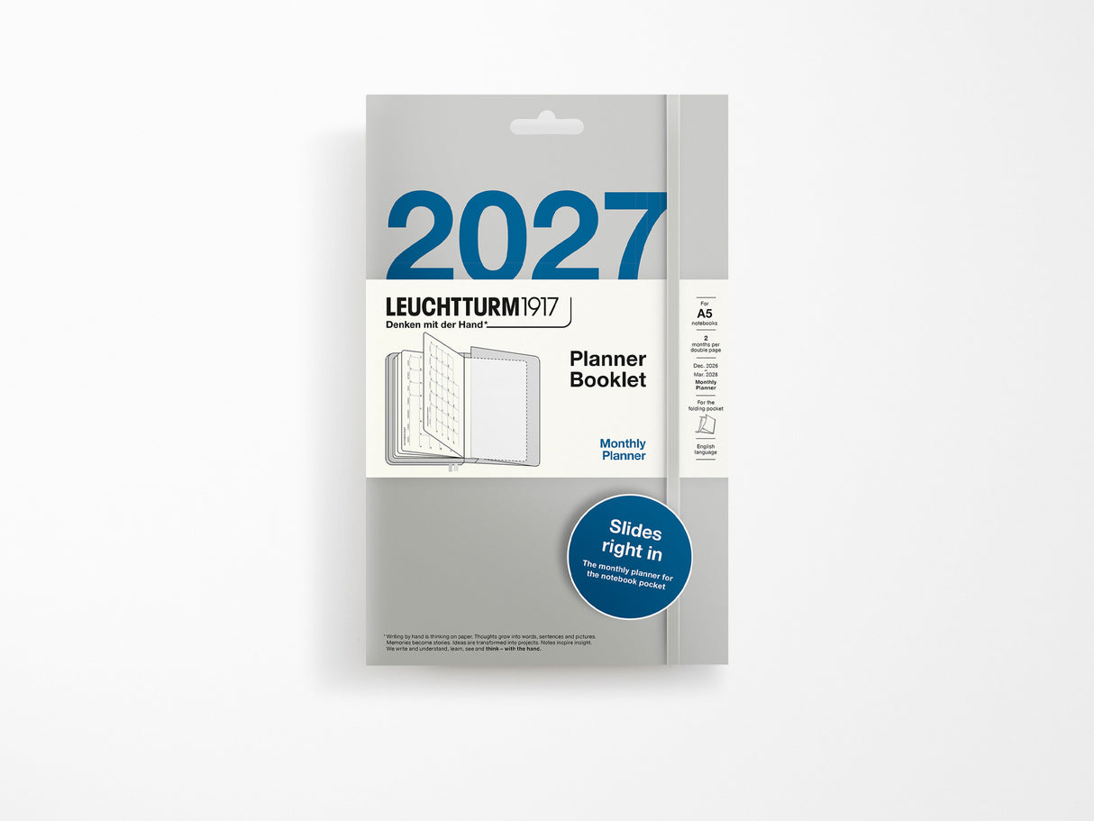 2027 Leuchtturm 1917 Booklet Monthly Planner