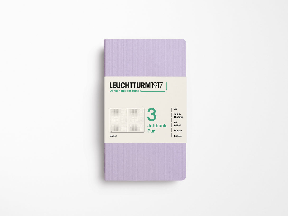 Leuchtturm 1917 Jottbook Pur Set of 3 - Lilac