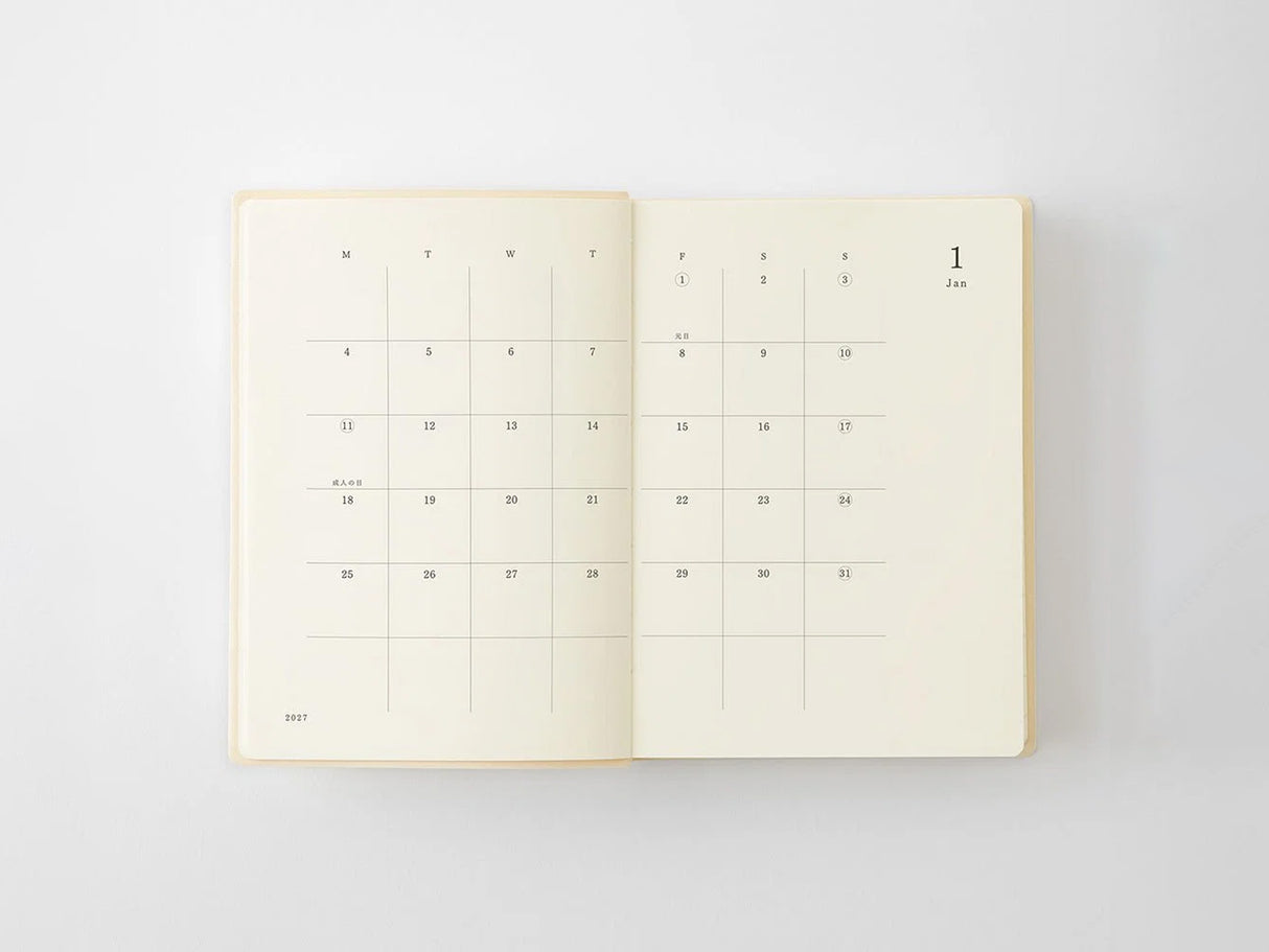 MD Notebook Diary 1 Day 1 Page 2027 - A6