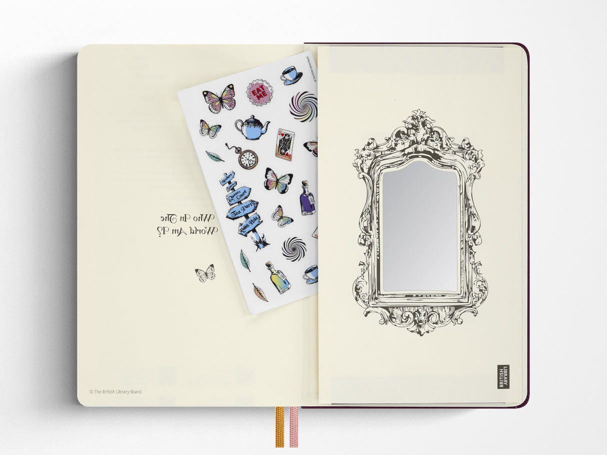 Alice's Adventures in Wonderland Notebook - Queen of Hearts