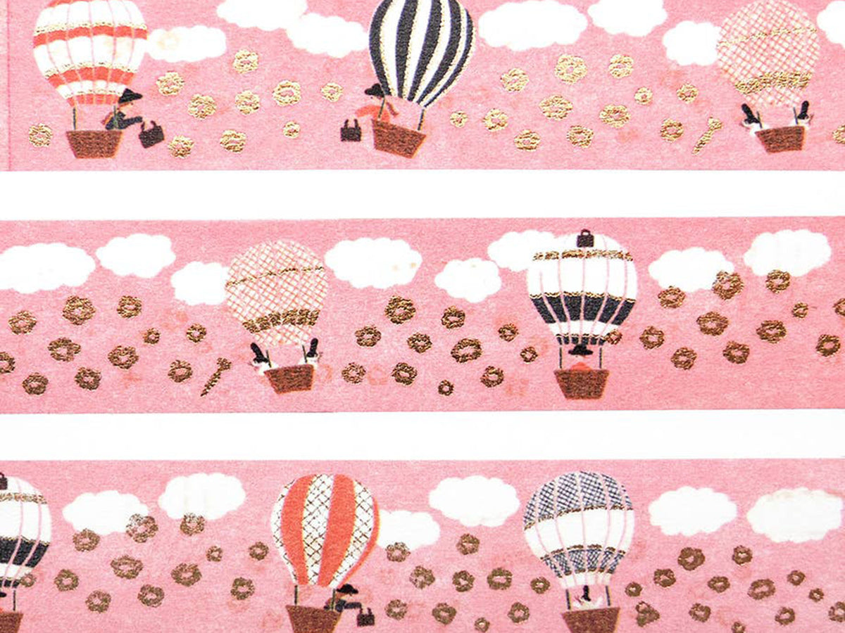 Balloon Journey Gold Foil Washi Tape