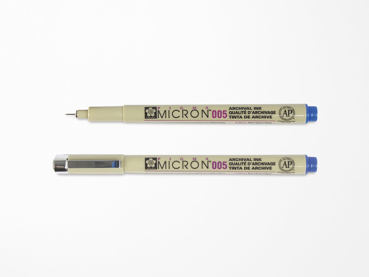 Blue Pigma Micron Pen