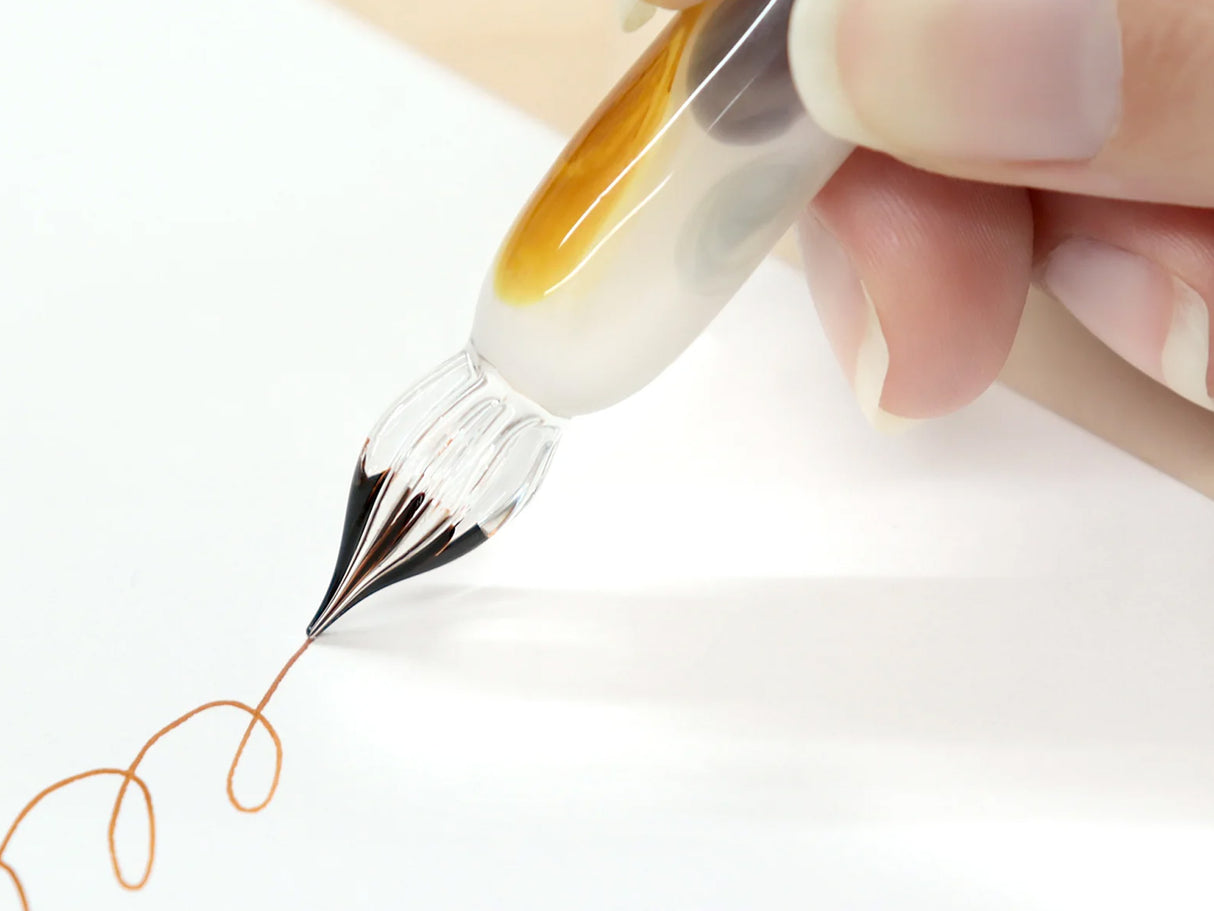 Calico Japanese Glass Dip Pen