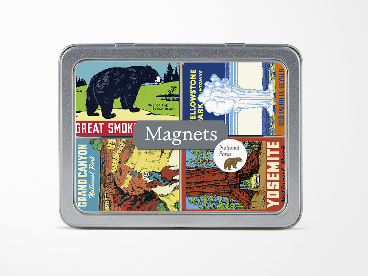 Cavallini Vintage Magnet Set - National Parks