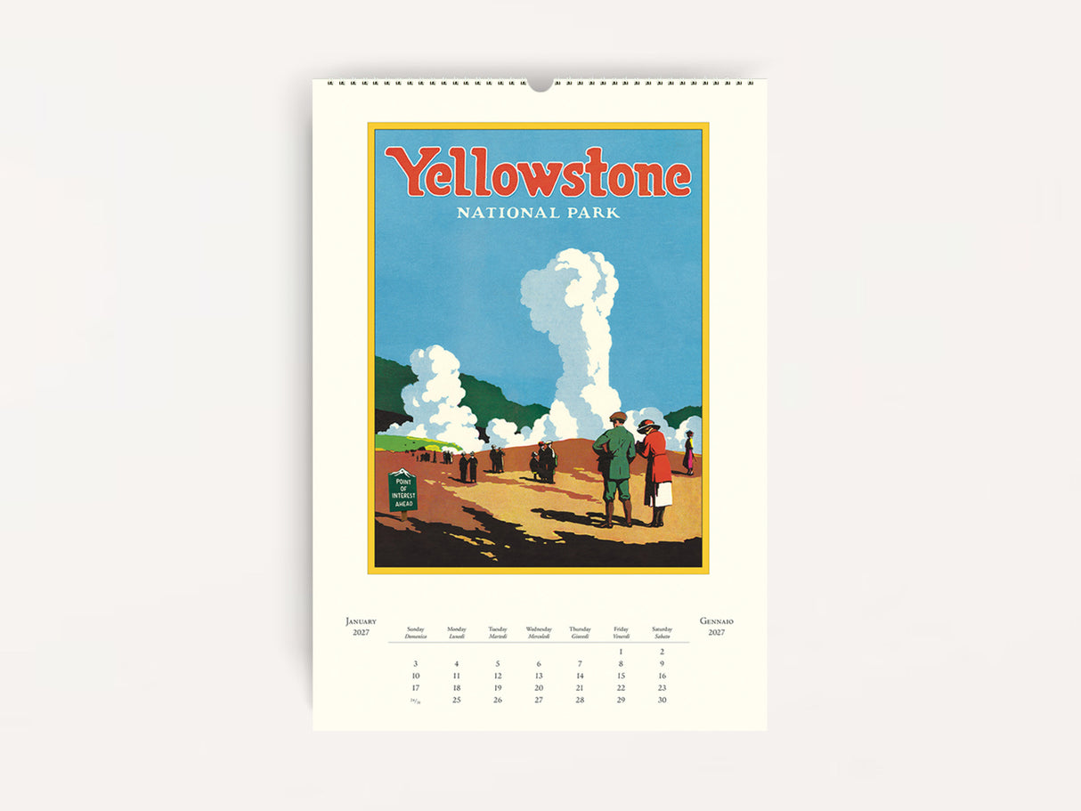Cavallini 2027 WALL Calendar - National Parks