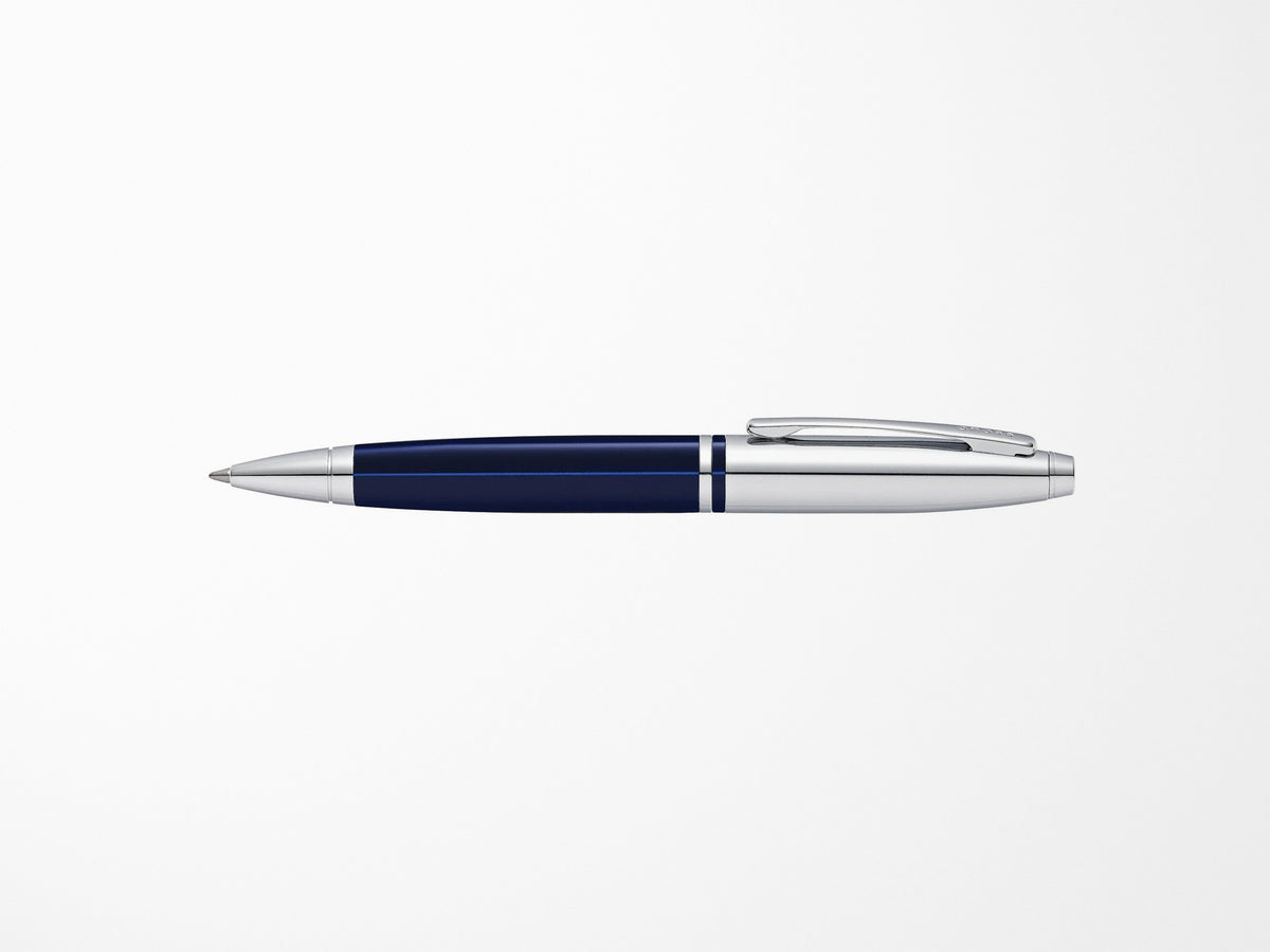 Cross Calais Pen - Chrome & Blue Lacquer