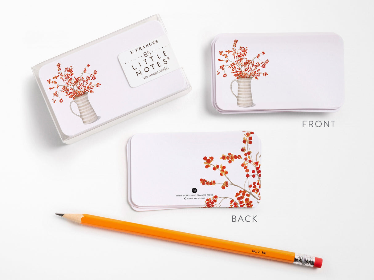 E. Frances Little Notes® - Autumn Berry Pitcher New 55 Count