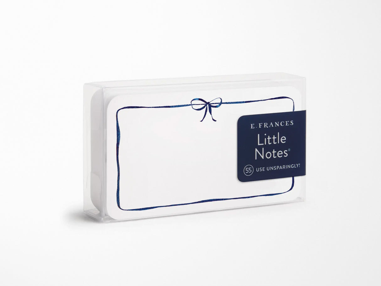 E. Frances Little Notes® - Navy Bow New 55 Count