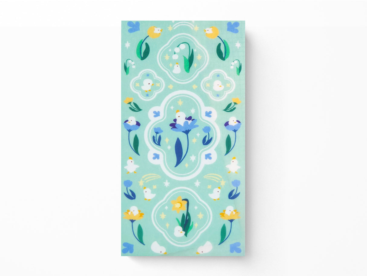 Flower Duck Sticker Sheet