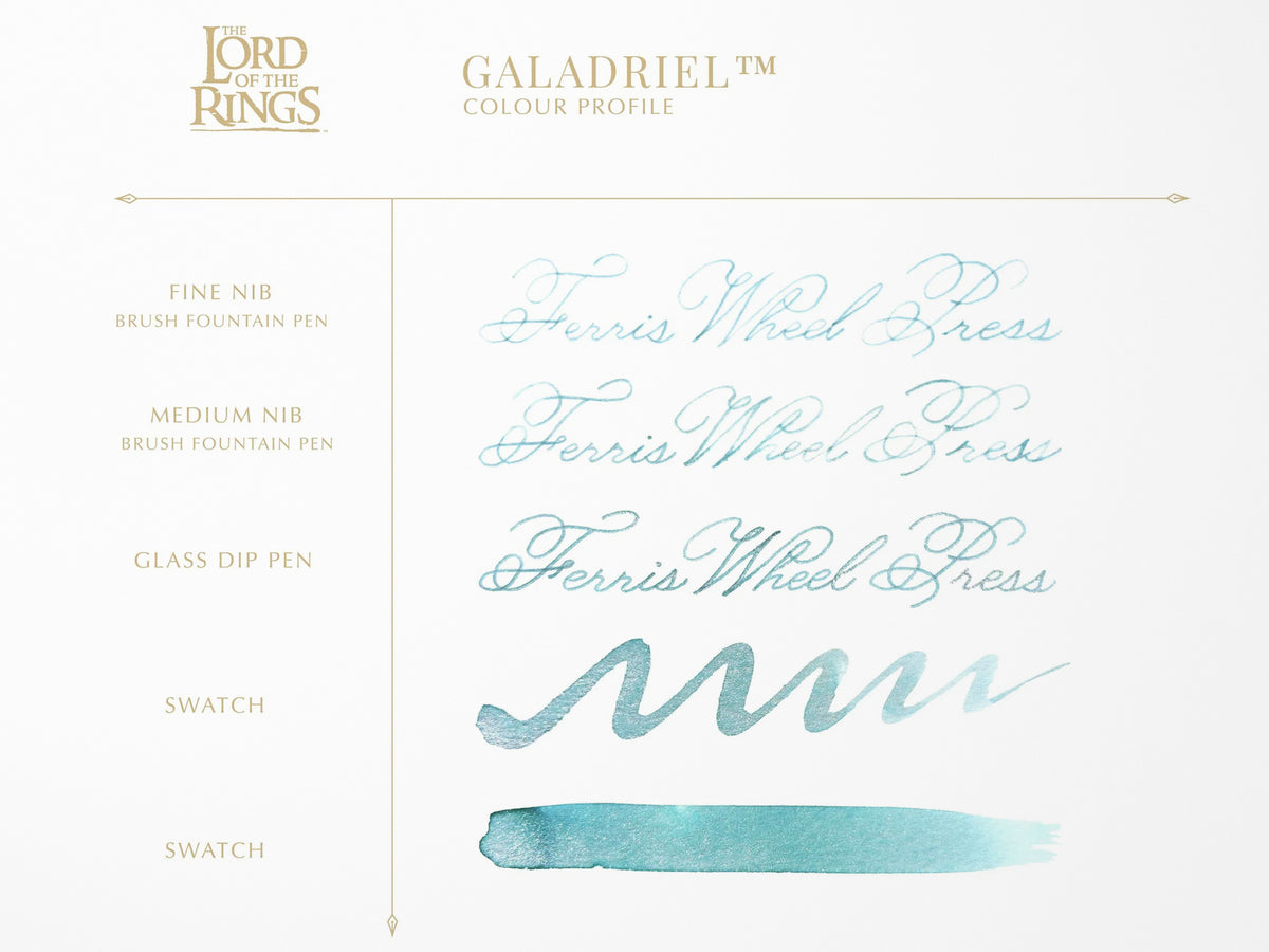 Galadriel Bijou Fountain Pen and Ink Set