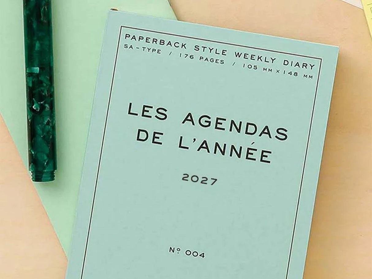 Hightide 2027 Weekly Diary Poche A6 Block