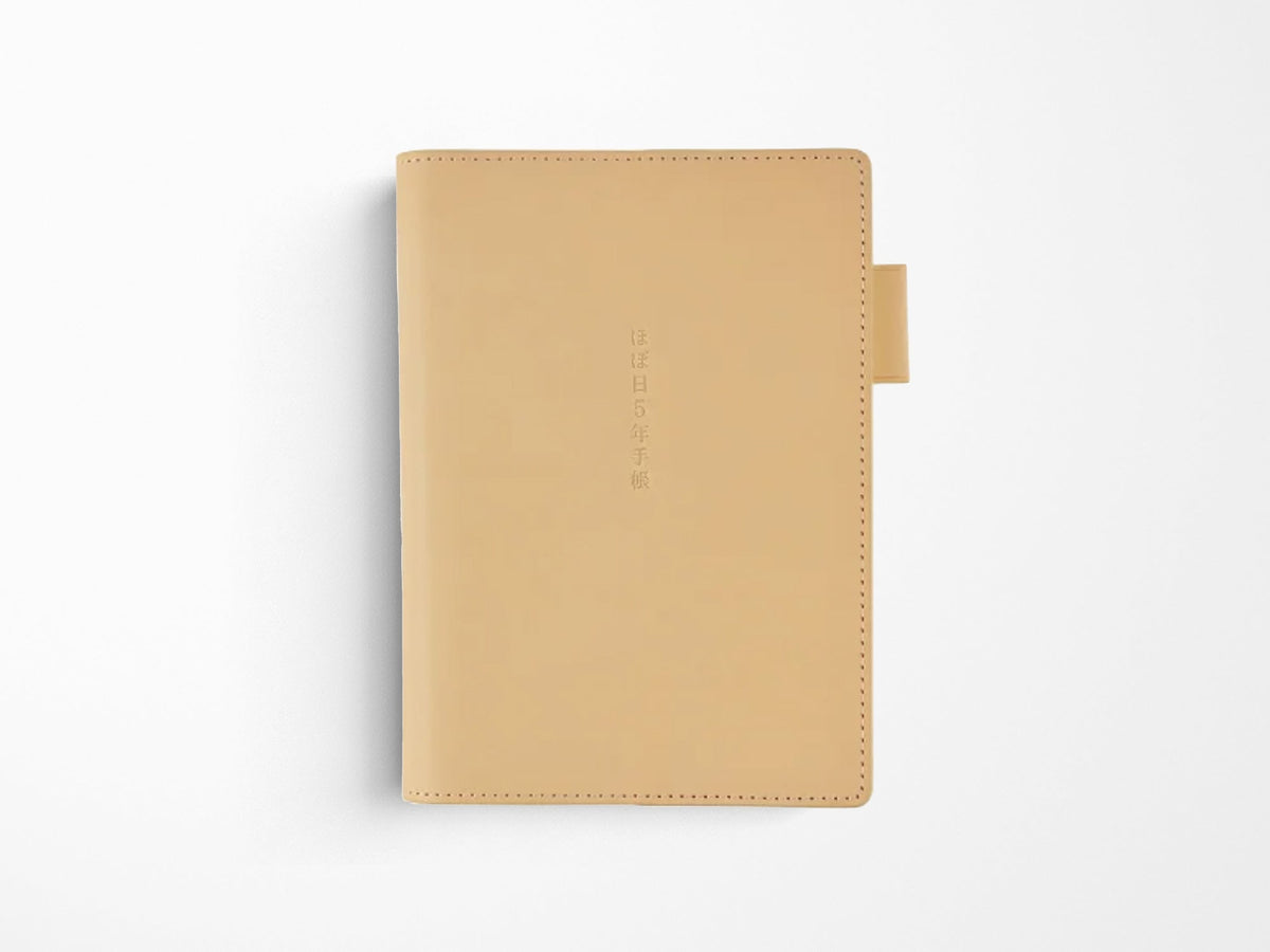 Hobonichi 5-Year Techo Leather Cover + Book - A6 Natural