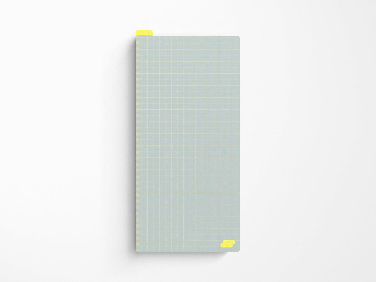 Hobonichi Pencil Board for Weeks Size - Ice Gray x Yellow