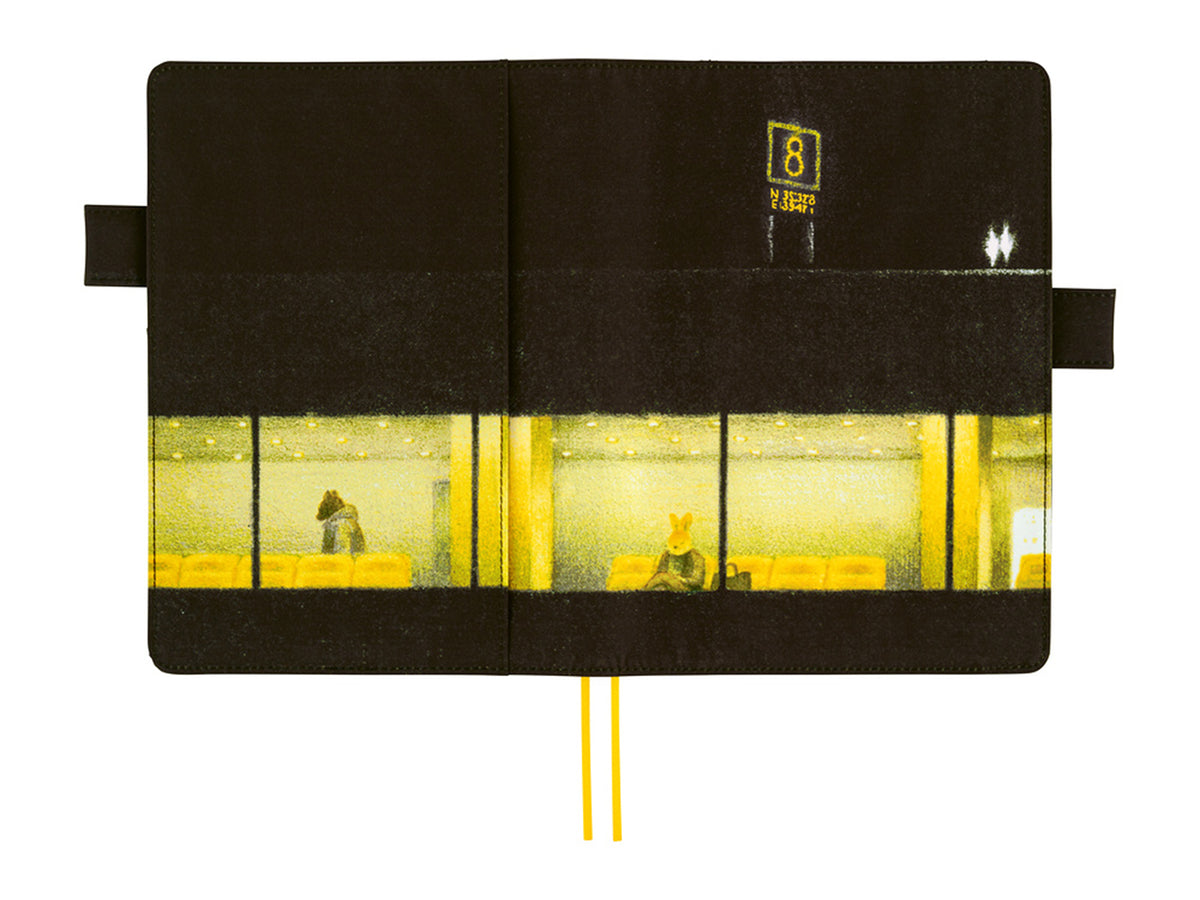 Hobonichi Techo A5 Cousin Cover - Akiko Miyakoshi: An Airport at Night