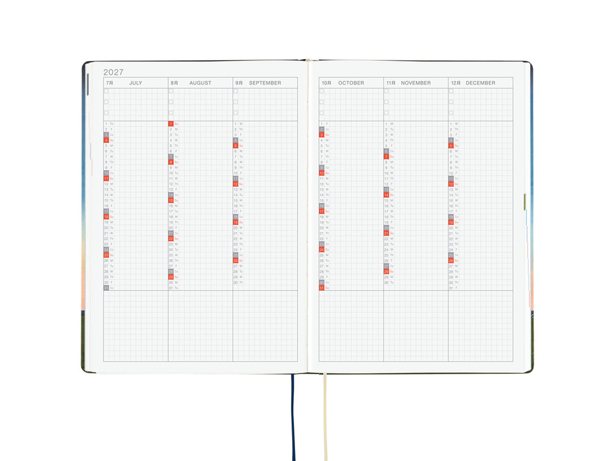 Hobonichi Techo A5 Hon 2027 - Hiroko Kubota: String Telephone Until the Moon is Full