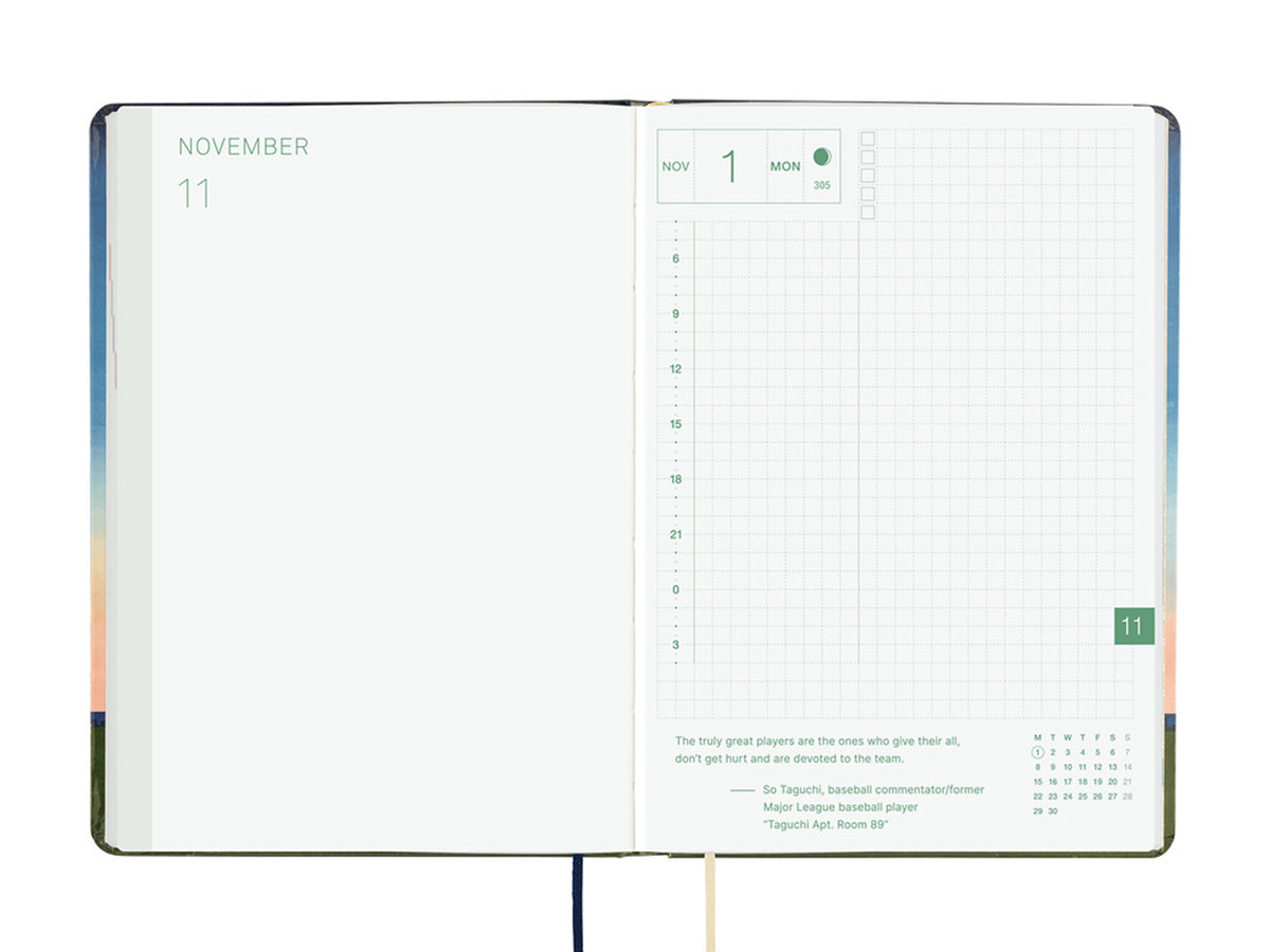 Hobonichi Techo A6 Hon 2027 - Hiroko Kubota: String Telephone Until the Moon is Full