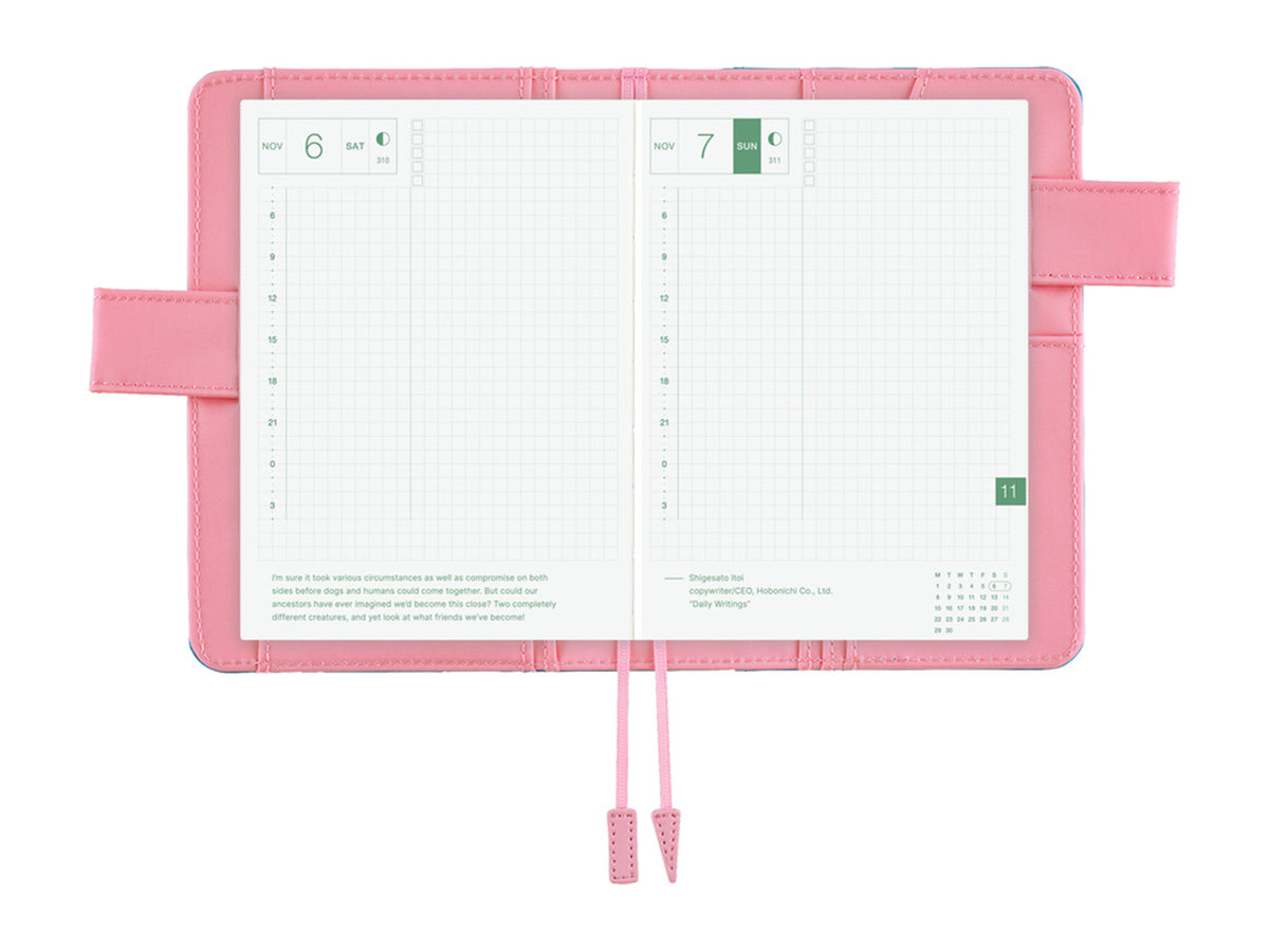 Hobonichi Techo A6 Original Cover - Blue Parasol