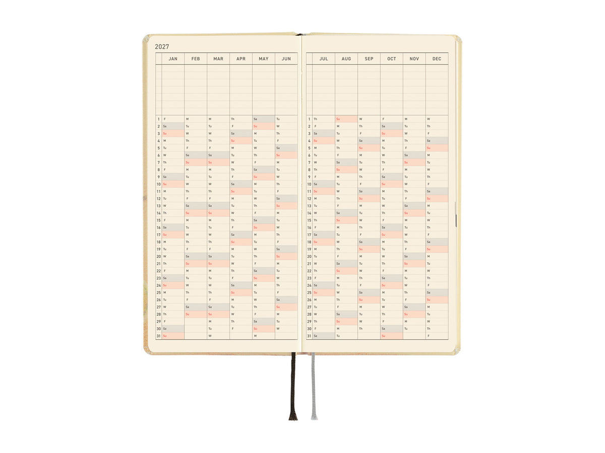Hobonichi Techo Weeks 2027 - Akiko Miyakoshi: Once, in Spring