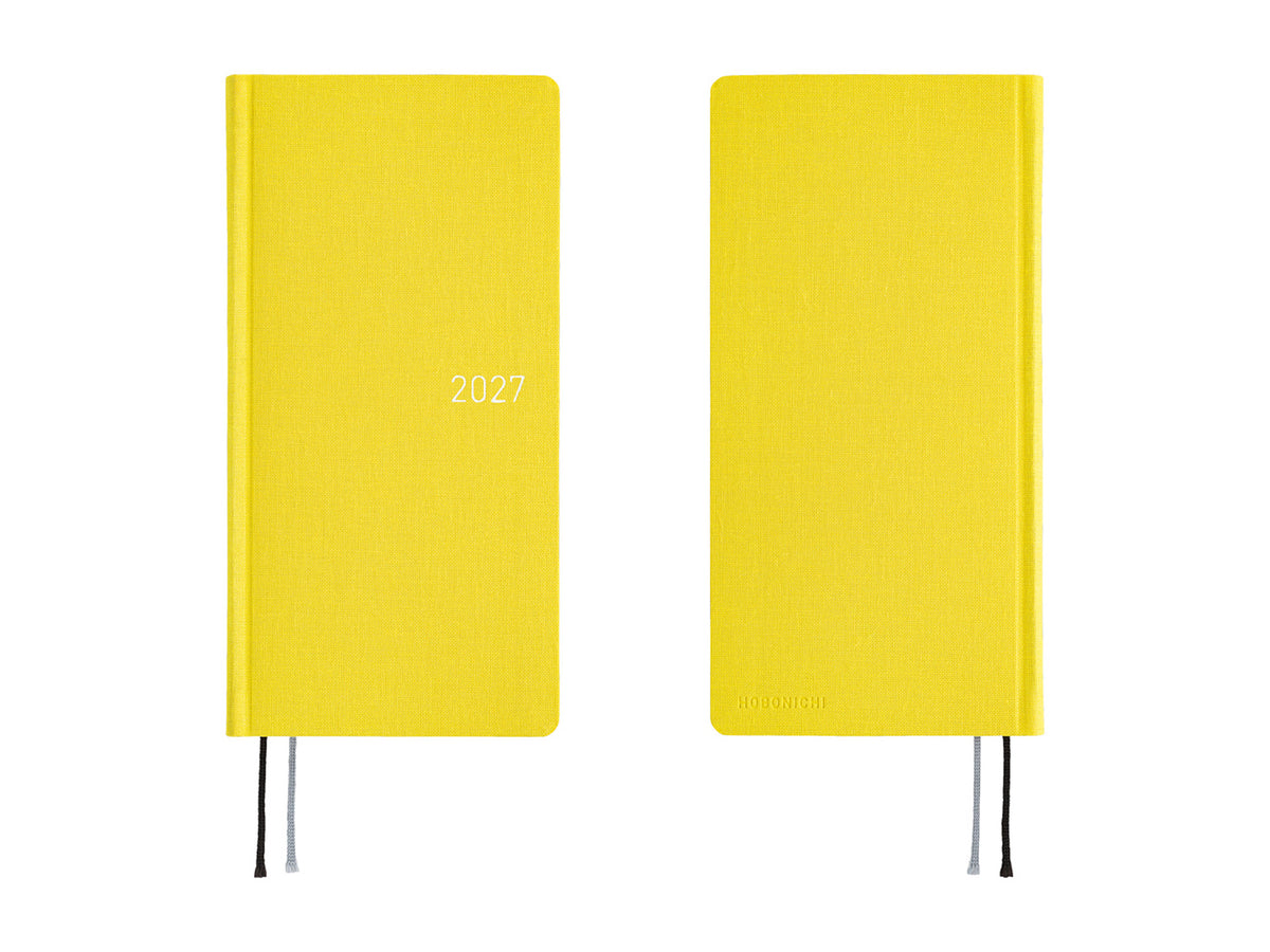 Hobonichi Techo Weeks 2027 - Colors: Canaria Yellow