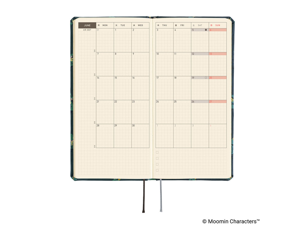 Hobonichi Techo Weeks 2027 - Moomin: A Day in the Life of Snufkin