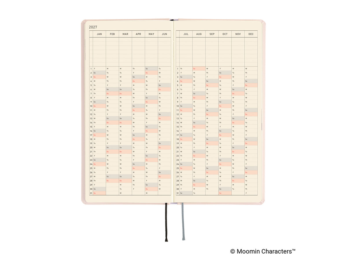 Hobonichi Techo Weeks 2027 - Moomin: At the Table