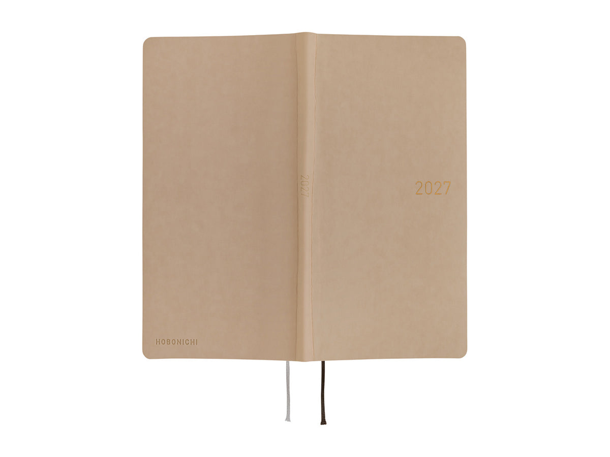 Hobonichi Techo Weeks 2027 - Smooth: Cafe au Lait