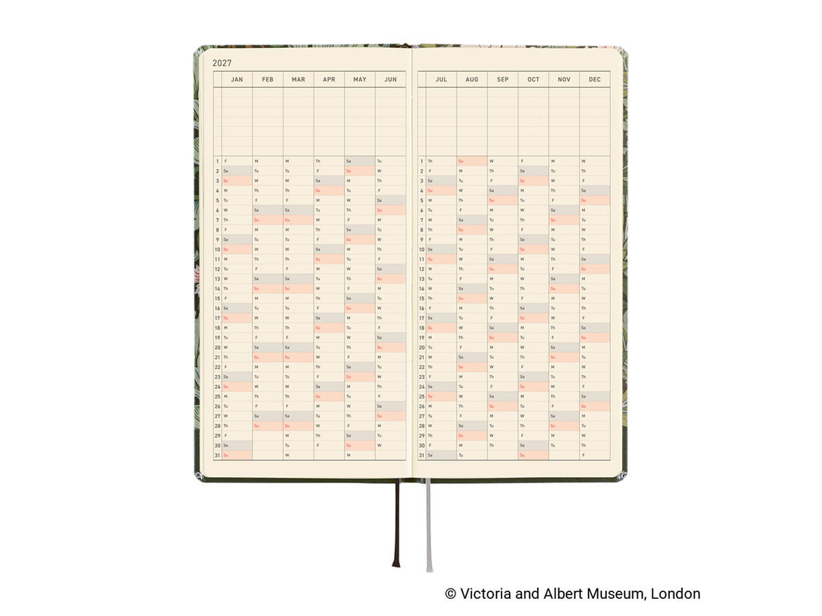 Hobonichi Techo Weeks 2027 - V&A Series: Leicester