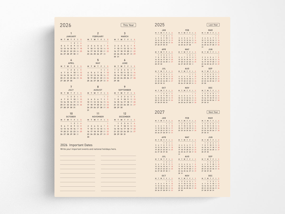 Hobonichi Techo Weeks Mega 2027 - Sneaker: Lime Green