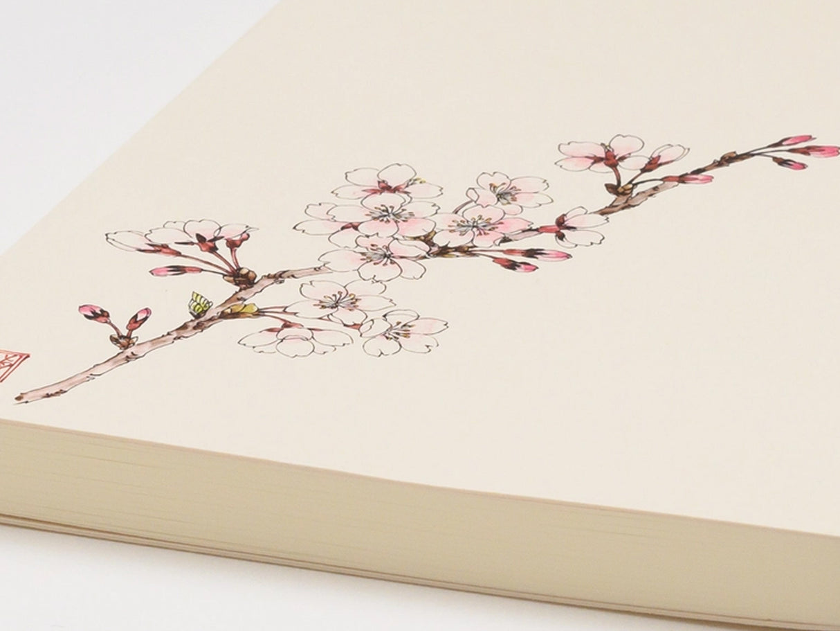 Kashiko Japan Artist Notebook - Cherry Blossom
