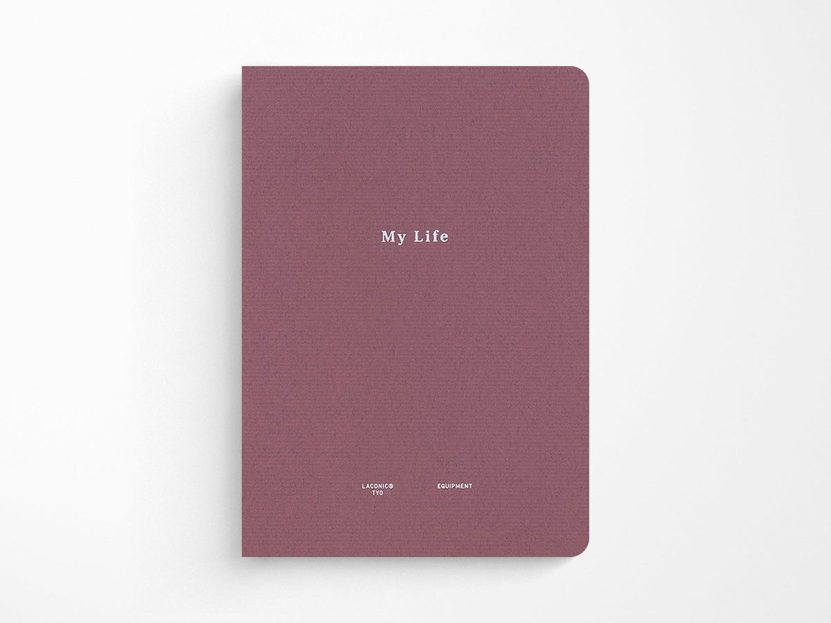 Laconic Style Notebook - My Life