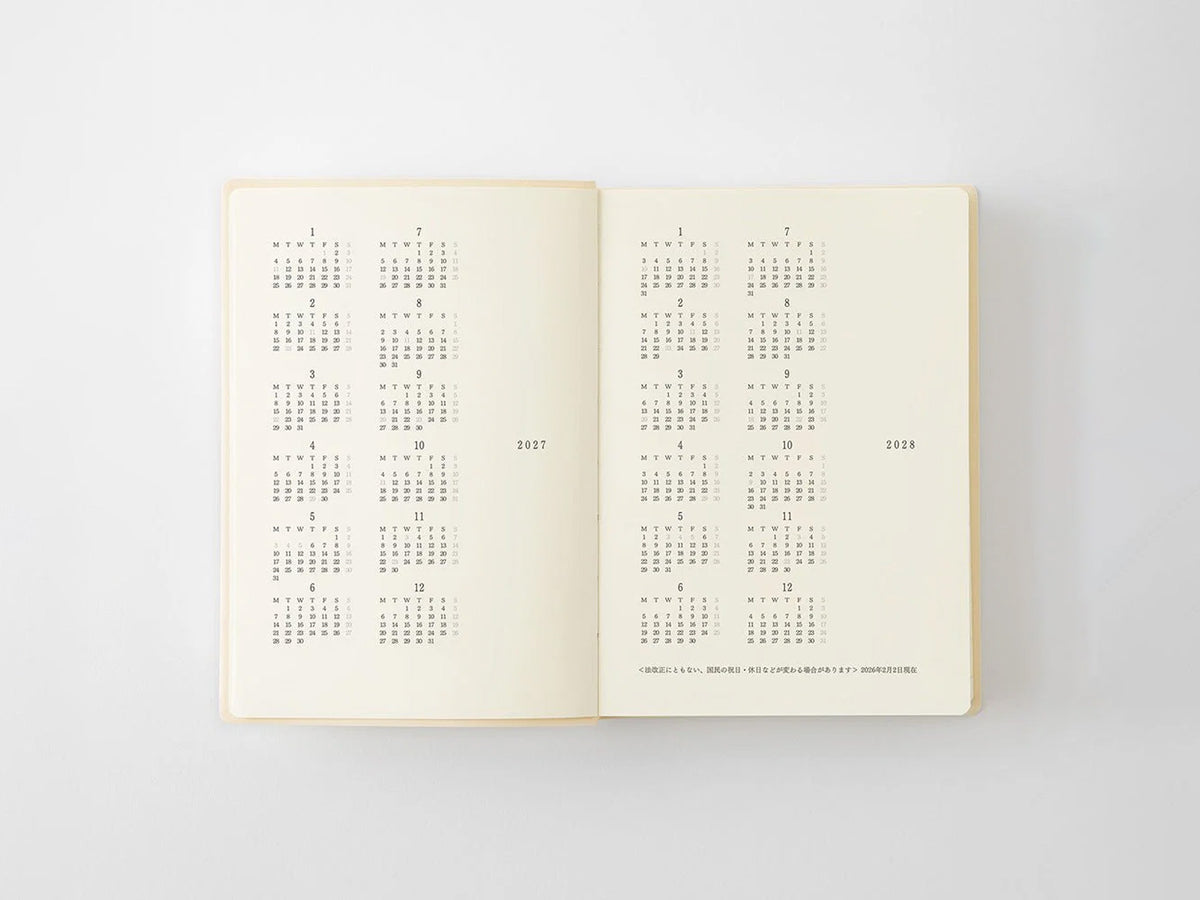 MD Notebook Diary 1 Day 1 Page 2027 - A6