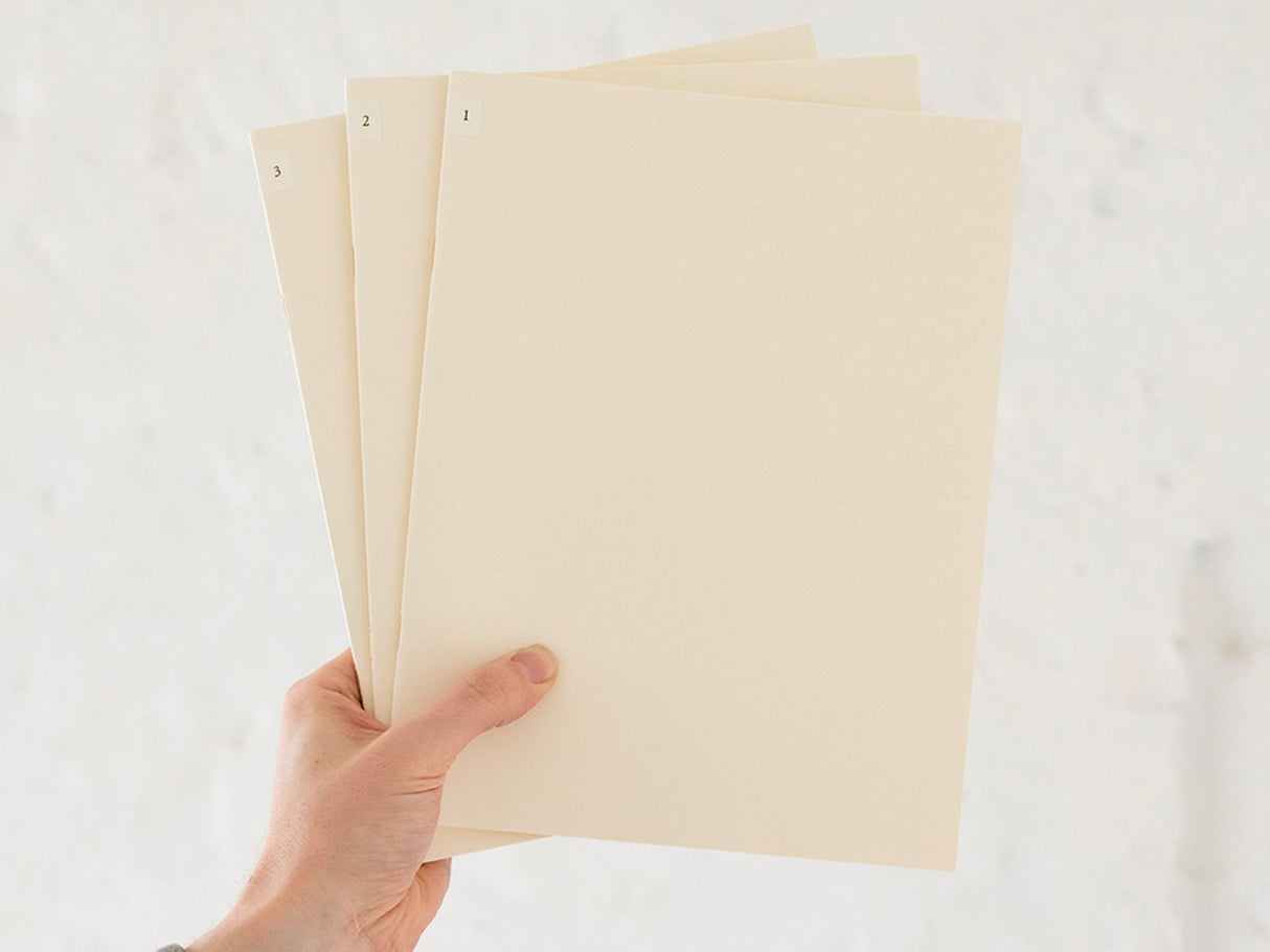 MD Notebook Light A4 Grid Set of 3*