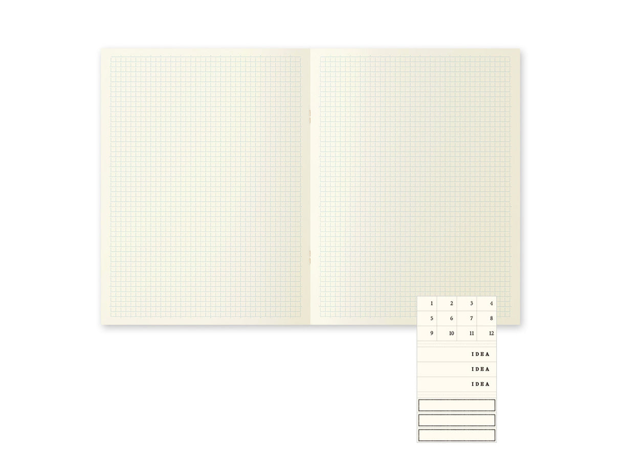 MD Notebook Light A4 Grid Set of 3*