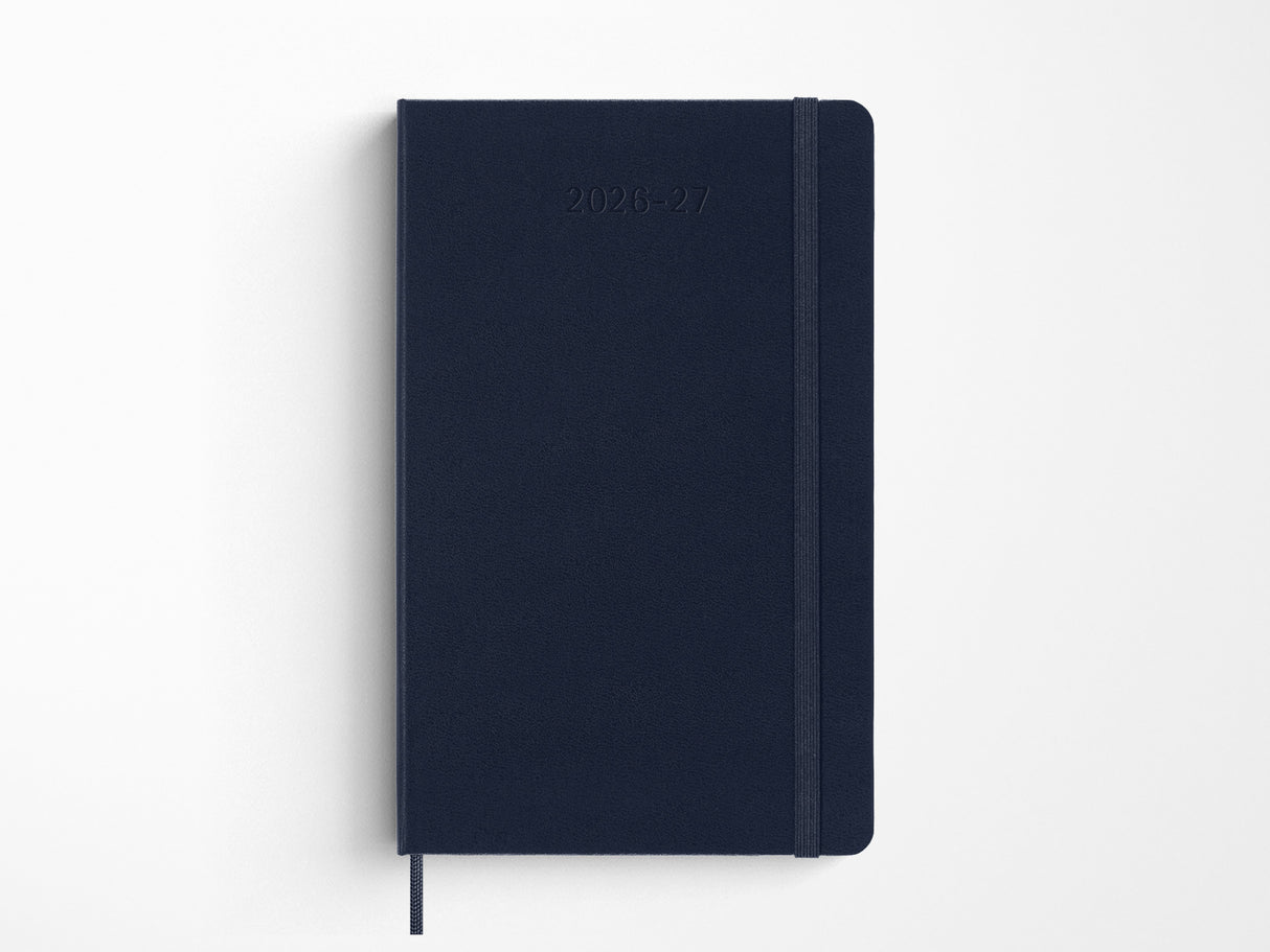 Moleskine 18 Month 2026-2027 Weekly Horizontal Planner - Black Hardcover
