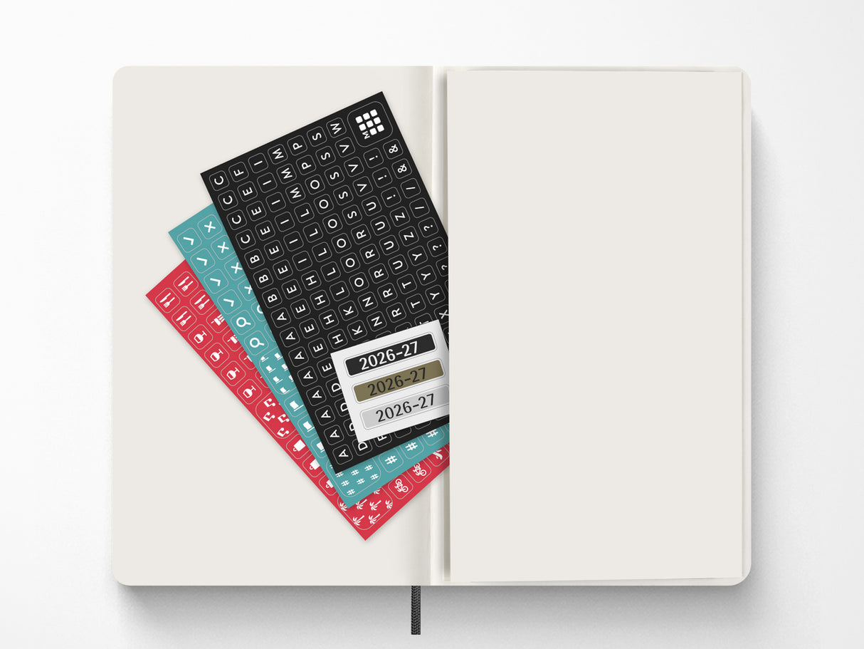 Moleskine 18 Month 2026-2027 Weekly Planner - Black Soft Cover