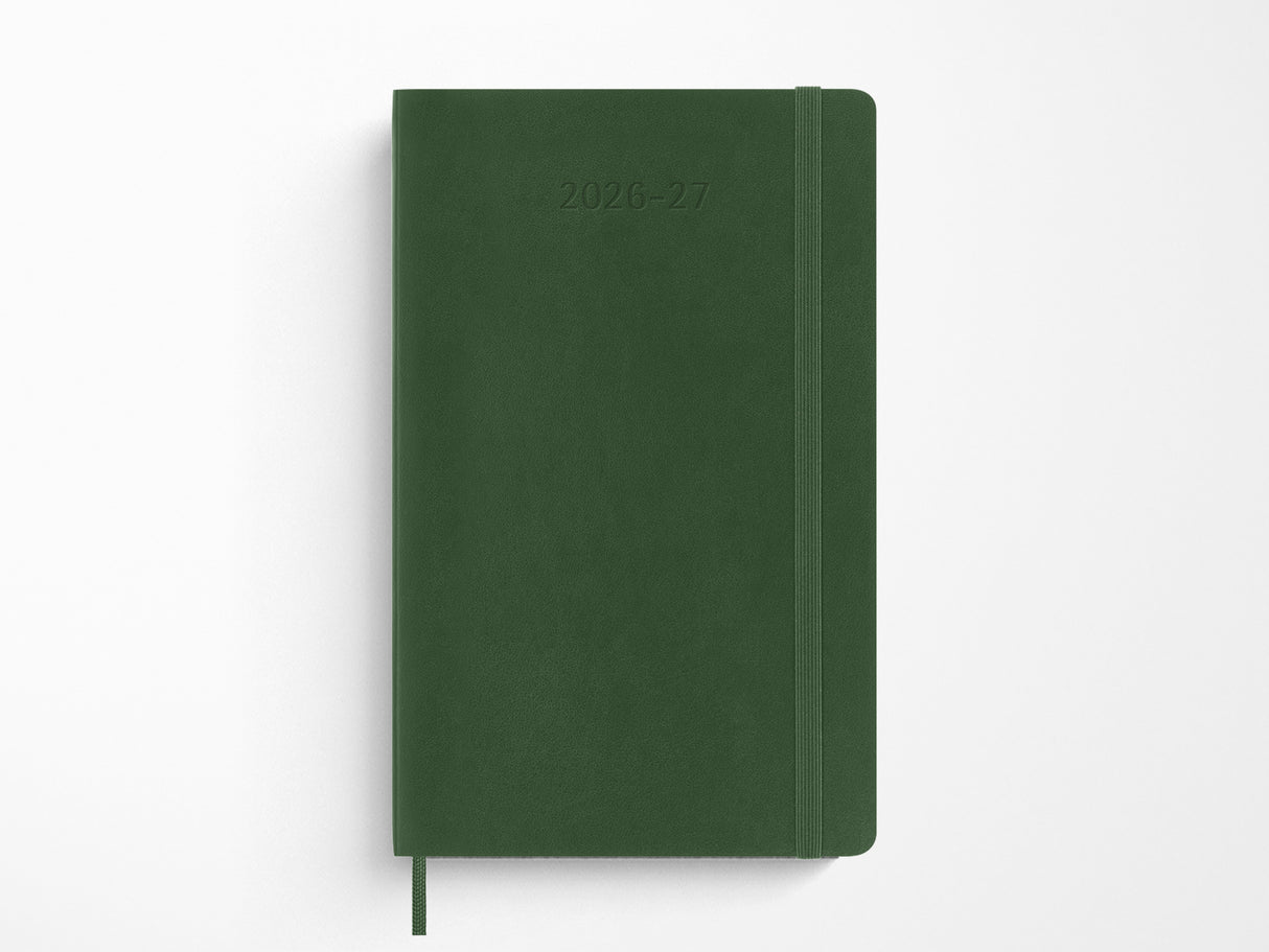 Moleskine 18 Month 2026-2027 Weekly Planner - Myrtle Green Soft Cover