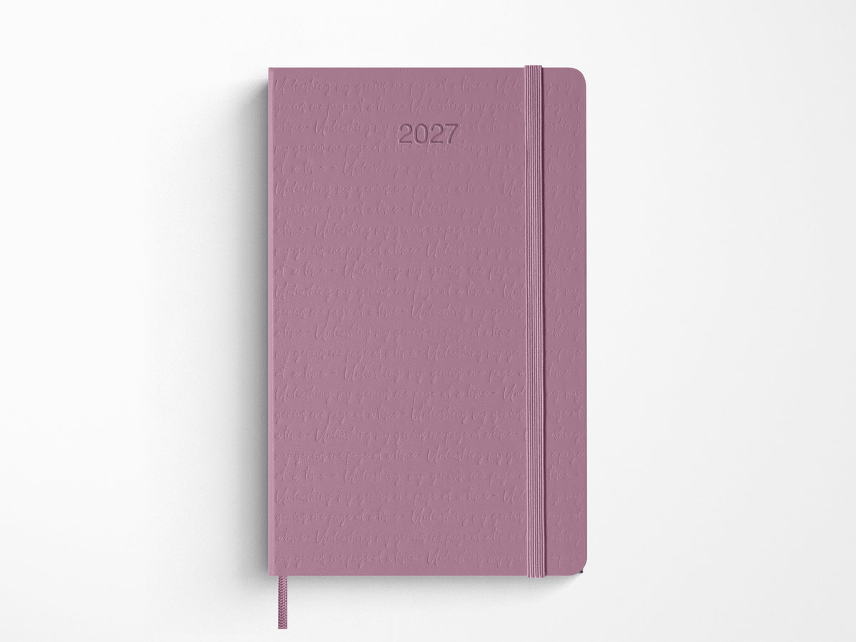 Moleskine 2027 Daily Planner - Majestic Pink Hardcover