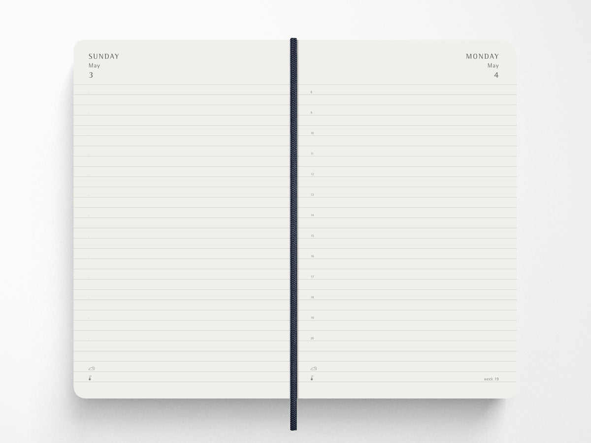 Moleskine 2027 Daily Planner - Sapphire Blue Soft Cover