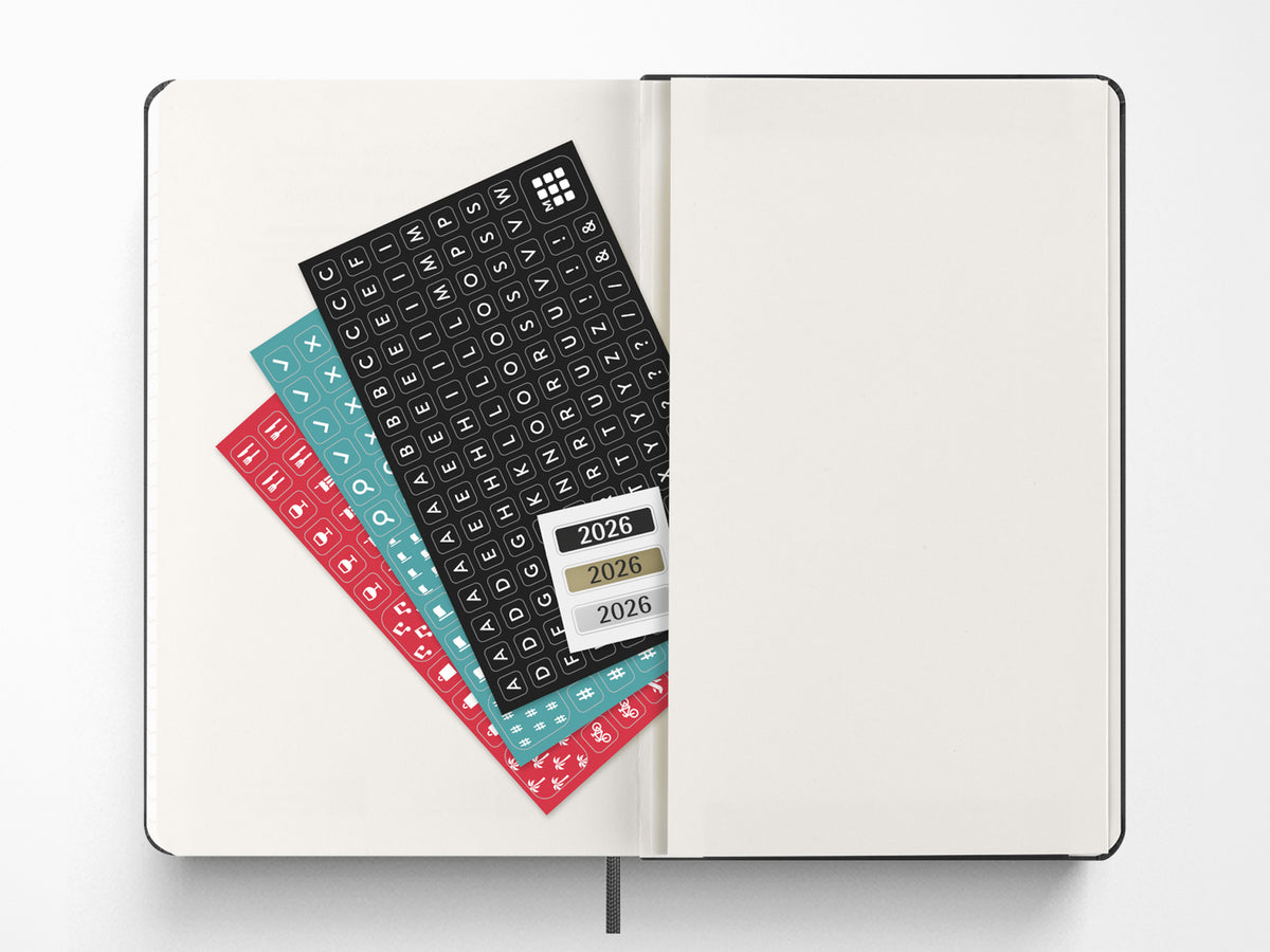 Moleskine 2027 Weekly Vertical Planner - Black Hardcover